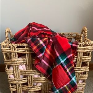 Victoria’s Secret Pink Plaid Fleece blanket